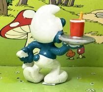 The Smurfs - Schleich - 20162 Waiter Smurf (red glass)