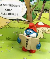 The Smurfs - Schleich - 20174 Papa Smurf with magical book (marked edge)