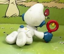 The Smurfs - Schleich - 20179 White Crawling Baby Smurf