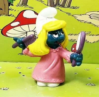 The Smurfs - Schleich - 20182 Vanity Smurfette  (W. Berrie Co.)