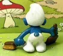 The Smurfs - Schleich - 20189 Smurf with shovel & small brush