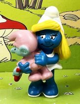 The Smurfs - Schleich - 20192 Smurfette with baby (Am Limes)