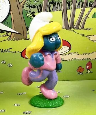 The Smurfs - Schleich - 20194 Jogger Smurfette (pink & purple) 