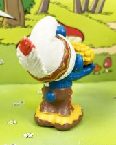The Smurfs - Schleich - 20197 Indian Smurf with corn (Made in Portugal)