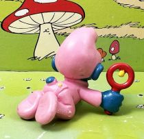 The Smurfs - Schleich - 20202 Pink crawling Baby Smurf