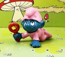 The Smurfs - Schleich - 20202 Pink crawling Baby Smurf