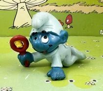 The Smurfs - Schleich - 20203 Blue Crawling Baby Smurf
