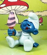 The Smurfs - Schleich - 20206 Baby Smurf with Ice Cream