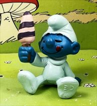 The Smurfs - Schleich - 20206 Baby Smurf with Ice Cream