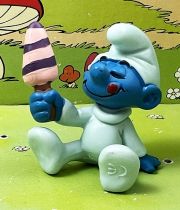 The Smurfs - Schleich - 20206 Baby Smurf with Ice Cream