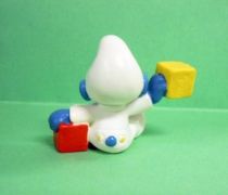The Smurfs - Schleich - 20214 Baby Smurf with Blocks