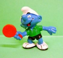 The Smurfs - Schleich - 20227 Table Tennis player Smurf (green shirt)