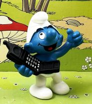 The Smurfs - Schleich - 20438 Smurf with cellular phone