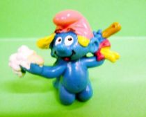 The Smurfs - Schleich - 20448 Baby Smurf in bath (Quick promotional)
