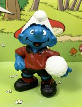 The Smurfs - Schleich - 20461 Soccer Team Leader Smurf   with #10