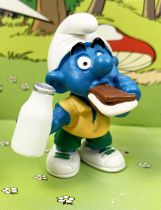 The Smurfs - Schleich - 20463 Smurf with tracing bread