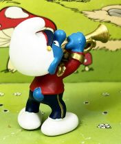 The Smurfs - Schleich - 20479 Smurf on parade playing trumpet