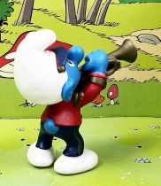 The Smurfs - Schleich - 20479 Smurf on parade playing trumpet