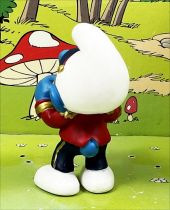The Smurfs - Schleich - 20483 Smurf on parade playing french Horn