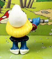 The Smurfs - Schleich - 20487 Smurfette on parade playing transverse flute