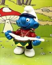 The Smurfs - Schleich - 20493 Smurf on parade playing Small Drum