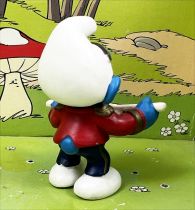 The Smurfs - Schleich - 20493 Smurf on parade playing Small Drum