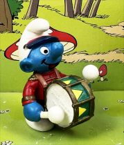 The Smurfs - Schleich - 20494 Smurf on parade playing Large Drum