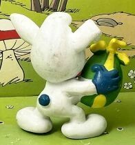 The Smurfs - Schleich - 20496 Easter bunny Smurf (Made in Portugal)