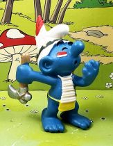The Smurfs - Schleich - 20552 Idian Smurf with Tomahawk