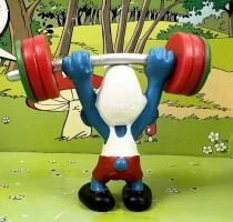The Smurfs - Schleich - 20737 Smurf Weightlifting (Olympic Games 2012)