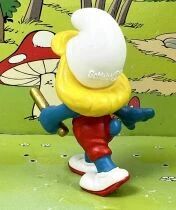 The Smurfs - Schleich - 20739 Smurfette torchbearer (Olympic Games 2012)