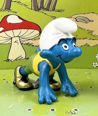 The Smurfs - Schleich - 20741 Smurf hurdler (Olympic Games 2012)