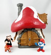 The Smurfs - Schleich - 20803 Large House with 2 Figures