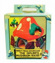 The Smurfs - Schleich - 40001 Smurf Large House with red roof (Mint in Box)