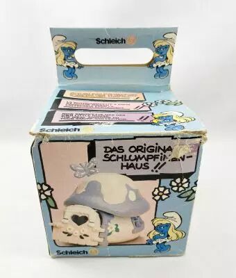 The Smurfs - Schleich - 40011 Smurfette Mushroom Cottage (mint in box)