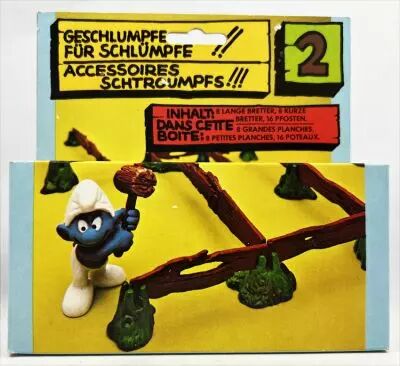 The Smurfs - Schleich - 40040 Fences - Accessories n�2 (Mint in Box)