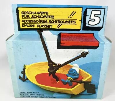 The Smurfs - Schleich - 40070 The Boat - Super Playset N�5 (Mint in Box)