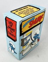 The Smurfs - Schleich - 40080/20052 Gas Startion & Attendant (National Benzole Co. Advertising)