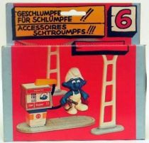 The Smurfs - Schleich - 40080 Gas Station Accessories n°6 (Mint in Box)