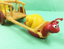 The Smurfs - Schleich - 40100 Snail with wagon Accessories n°8 (loose)