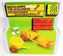 The Smurfs - Schleich - 40100 Snail with wagon Accessories N°8 (Loose in box)