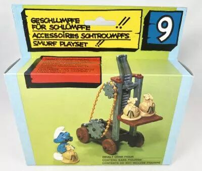 The Smurfs - Schleich - 40110  Forklift - Super Playset N�9 (Mint in Box)