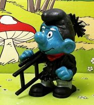 The Smurfs - Schleich - 40202 Smurf chimney sweeper (light gray trousers)
