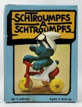 The Smurfs - Schleich - 40203 Smurf on Baby Cycle (mint in box)