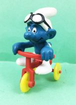 The Smurfs - Schleich - 40203 Smurf on Red Baby Cycle