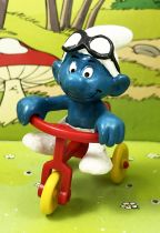 The Smurfs - Schleich - 40203 Smurf on Red Baby Cycle