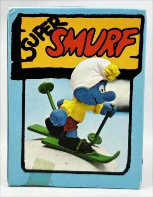 The Smurfs - Schleich - 40205 Ski-ing Smurf (Mint in UK Box)