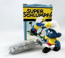 The Smurfs - Schleich - 40205 Skier Smurf (Mint in Box)