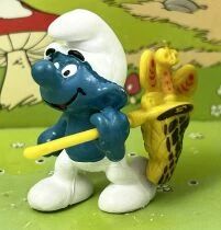 The Smurfs - Schleich - 40209 Smurf as butterflies hunter