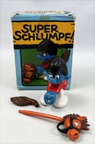 The Smurfs - Schleich - 40214 Smurf on Hobby Horse (mint in box)